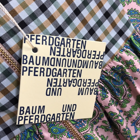 NWT BAUM UND PFERDGARTEN
Aerin gathered printed cotton-poplin maxi dress - Picture 13 of 15